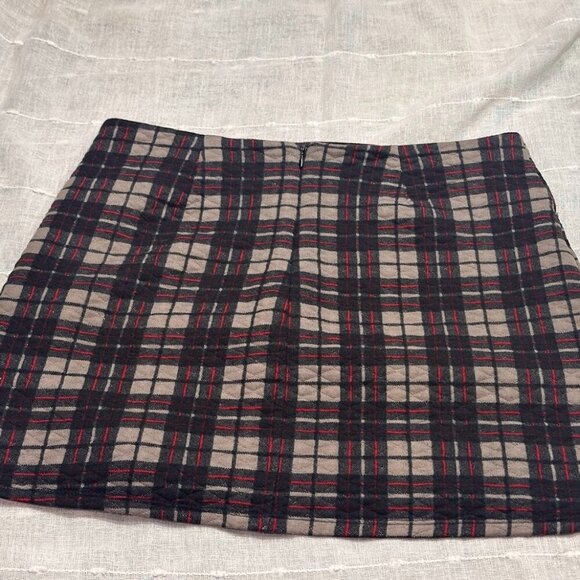 Princess VERA WANG Designer Quilted Plaid Mini Skirt Y2K POSH 90s Junior's 9 GUC - Picture 7 of 15